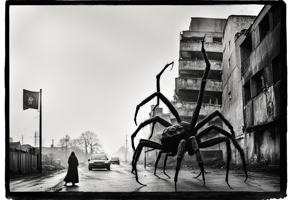 Cthulhu Villainess with Radioactive Spiders Portrait