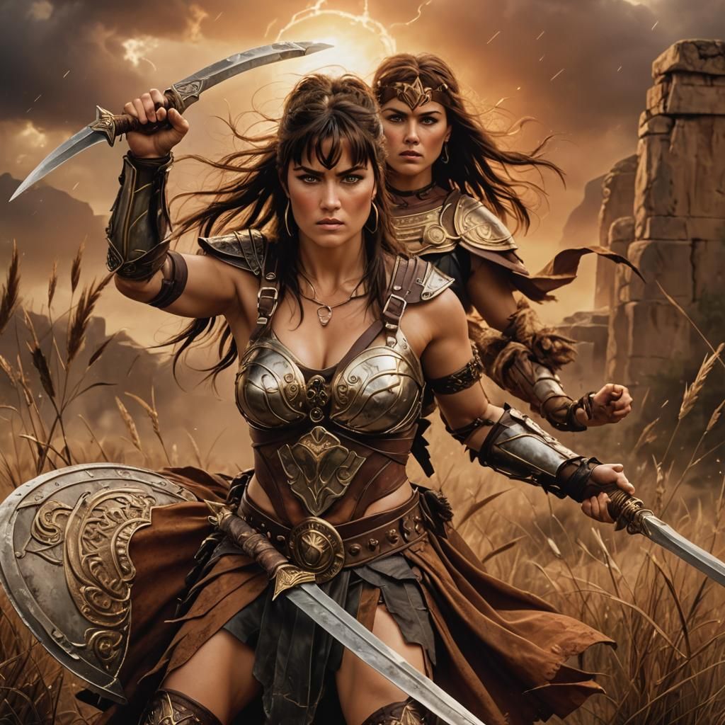 Xena, Warrior Princess, Ready to Strike