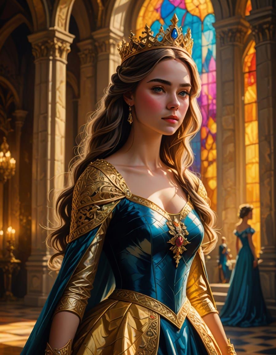 Modern Princess Exudes Confidence and Power