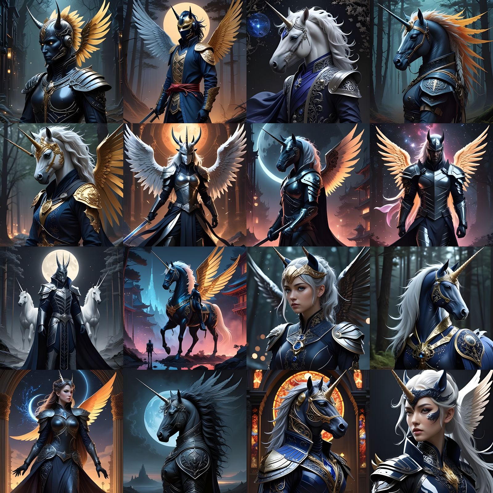 Ethereal Starkeeper Unicorn Embodies Cosmic Power and Wisdom