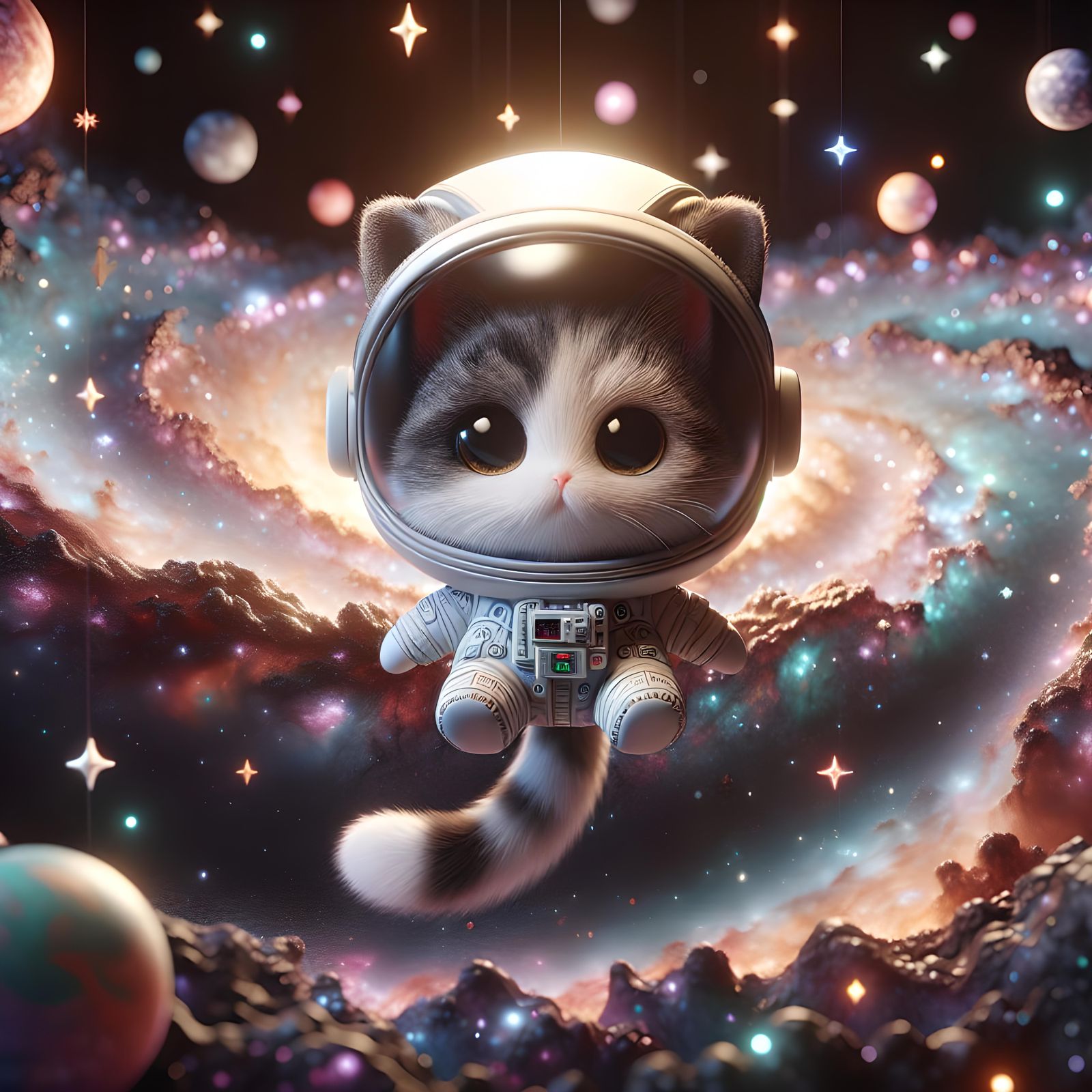 The Milky Way Galaxy in its paws