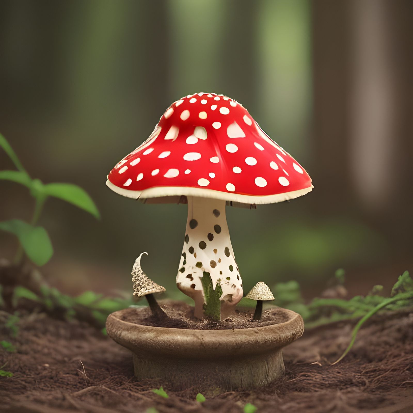 Amanita Muscaria Online Store Logo: Professional Photography