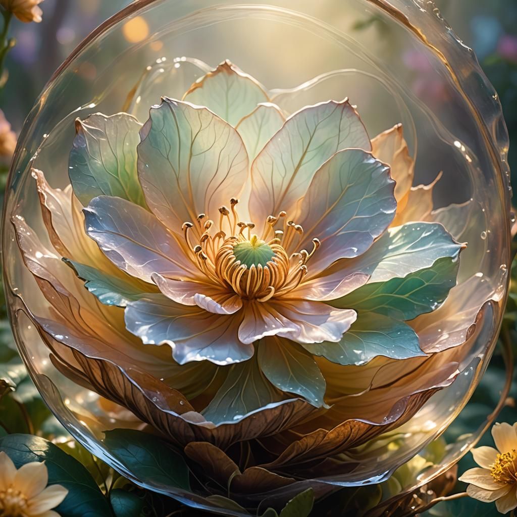 Thumbelina in Flower, Ethereal Fairy Tale Scene