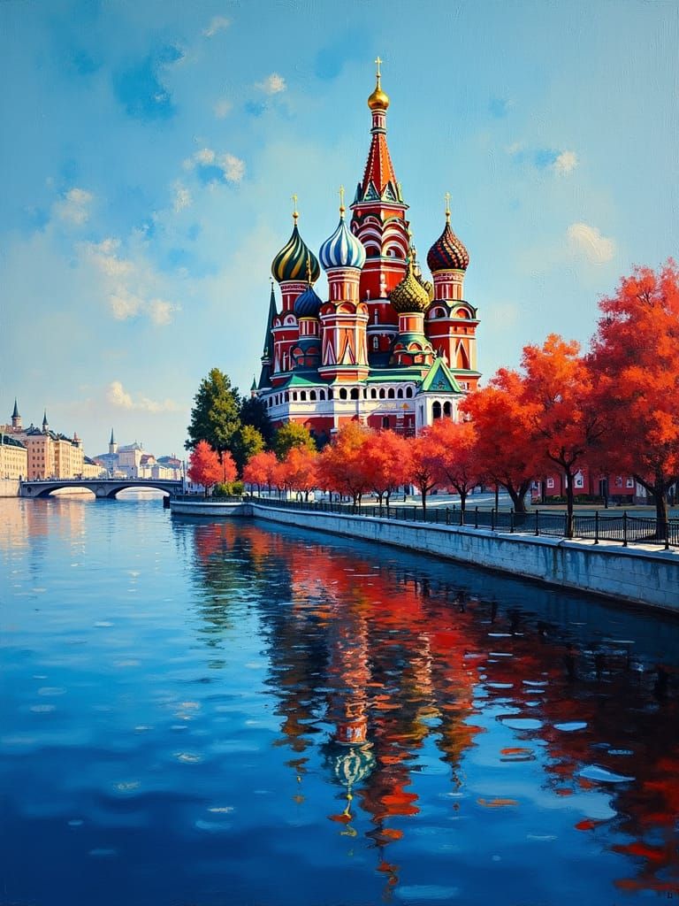 Church of Our Saviour: Oil Painting with Palette Knife