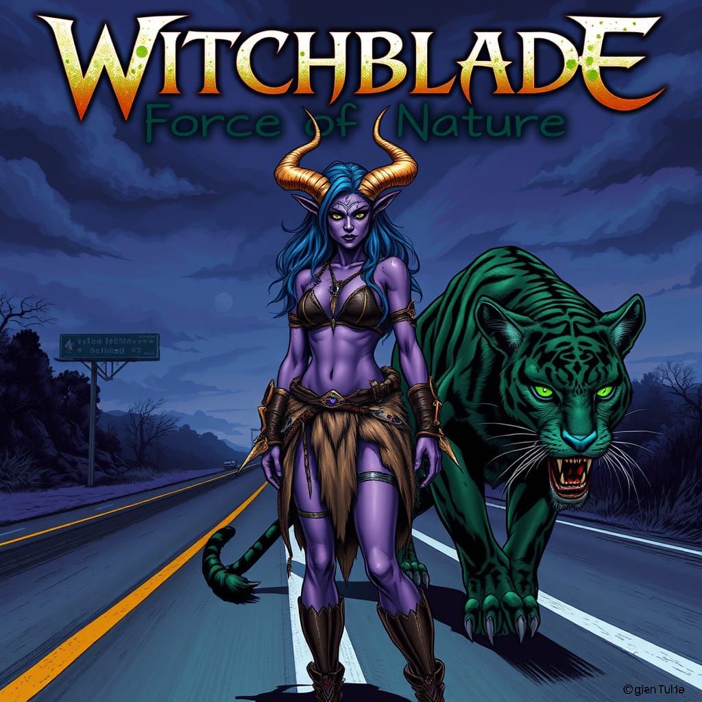 Tiefling Sorceress and Druid on Georgia Highway