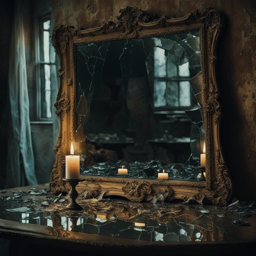 broken mirror
