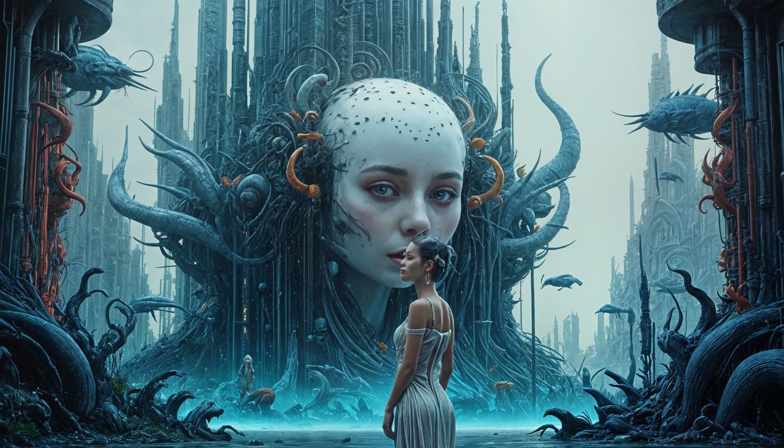 Surreal Portrait of Beautiful People in Magical Realism