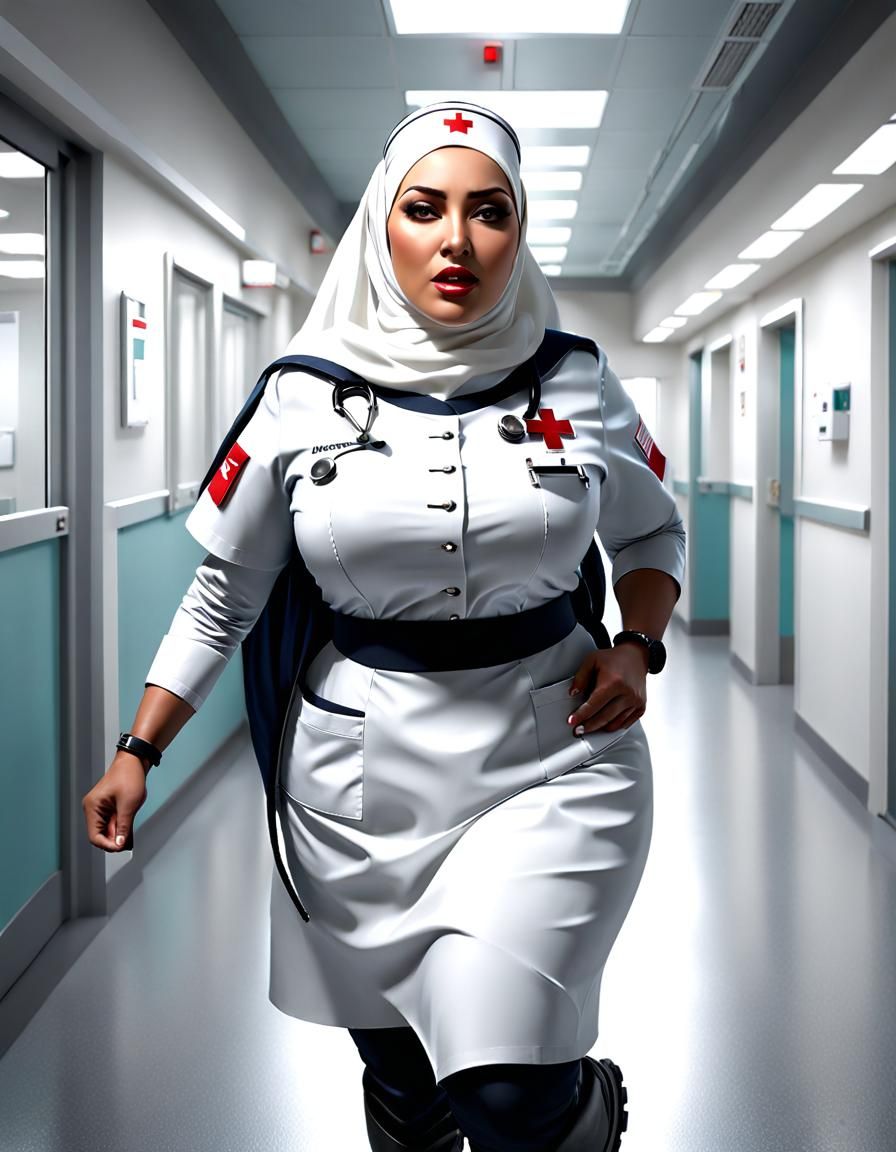 Urgent Nurse Running to Save Lives