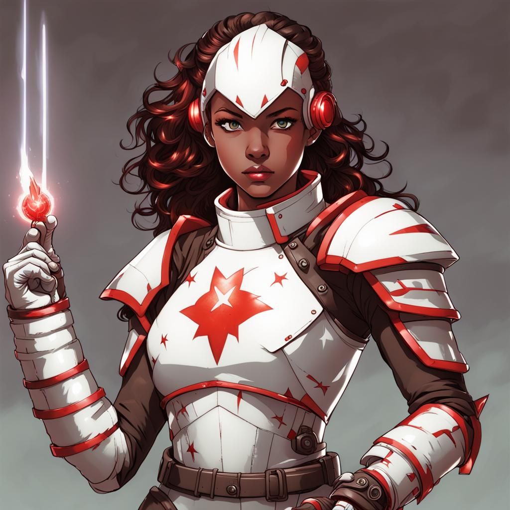 Daughter of Chaos in Magical Tactical Suit