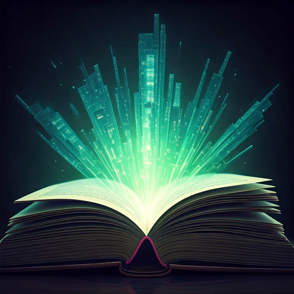 Luminous Book Reveals World's Creations in Surreal Style