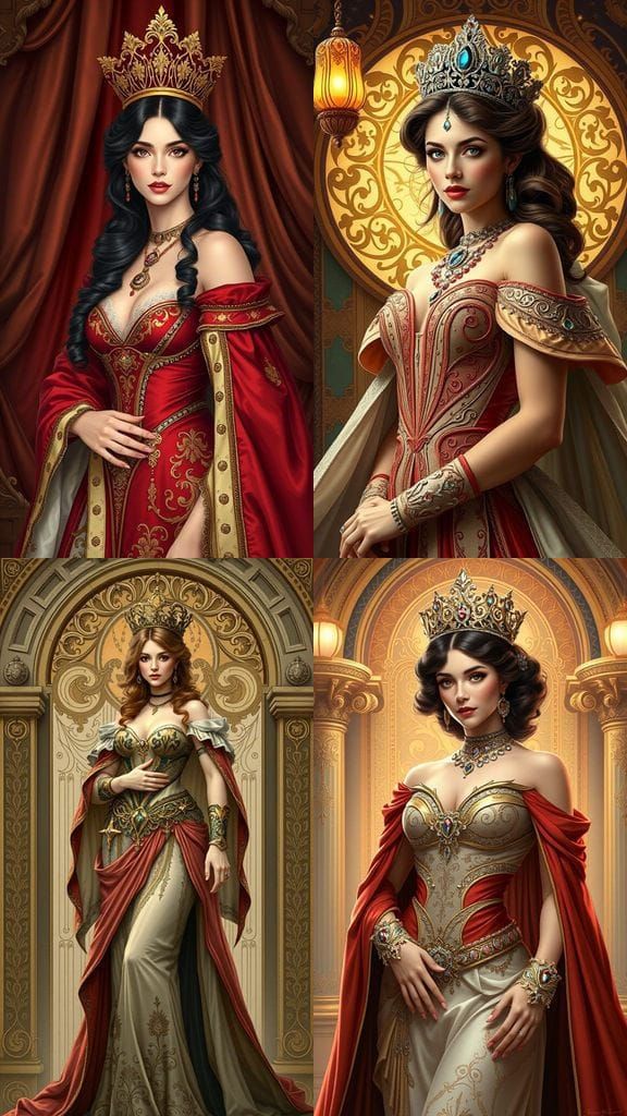 Regal Princess in Elegance and Beauty