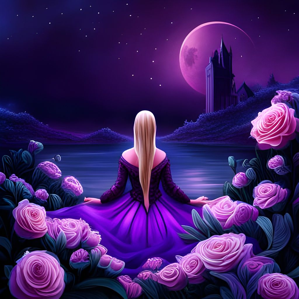 Purple Castle View II