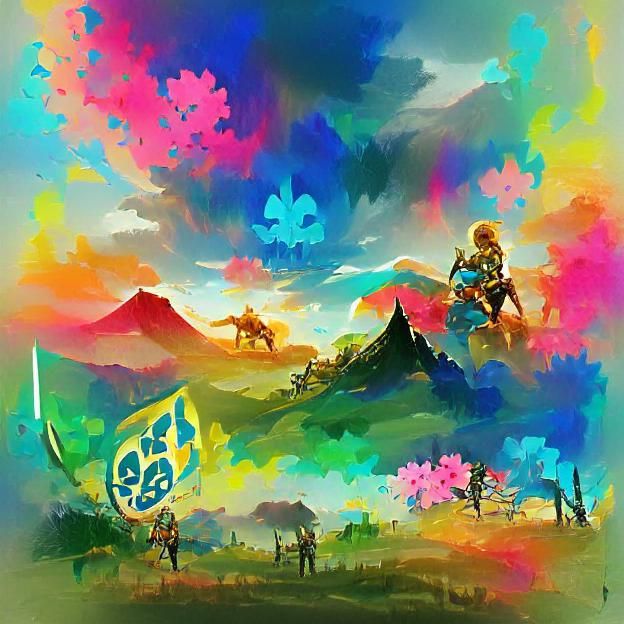 Breath of the Wild Inspired Landscape