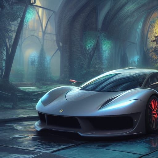 Fantastical Super Car Concept Art