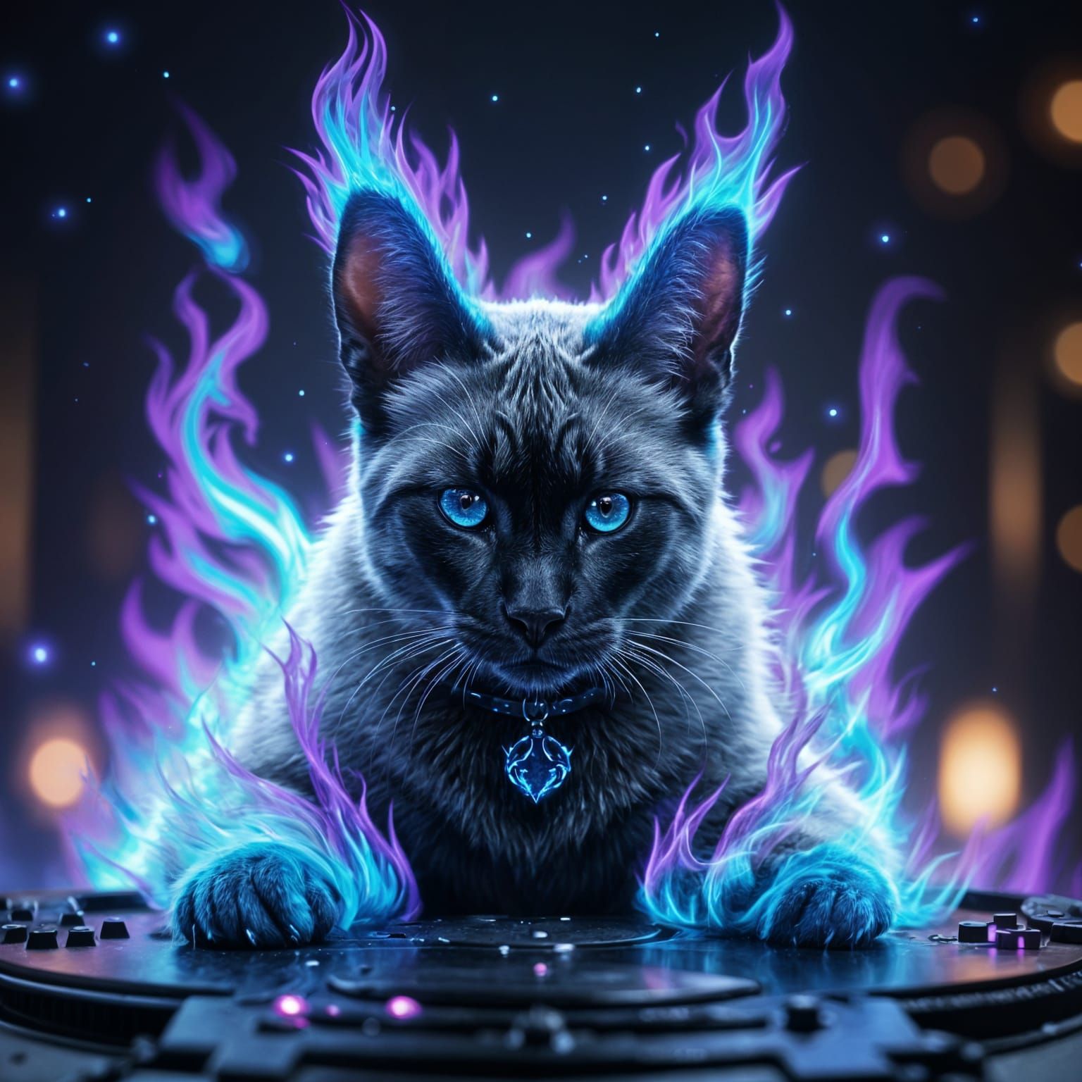 A 3D dark and cunny picture of
<lora:Squeakers-Flux:1.0>
that harnesses the power of blue flames. darkish blue fur, bla...