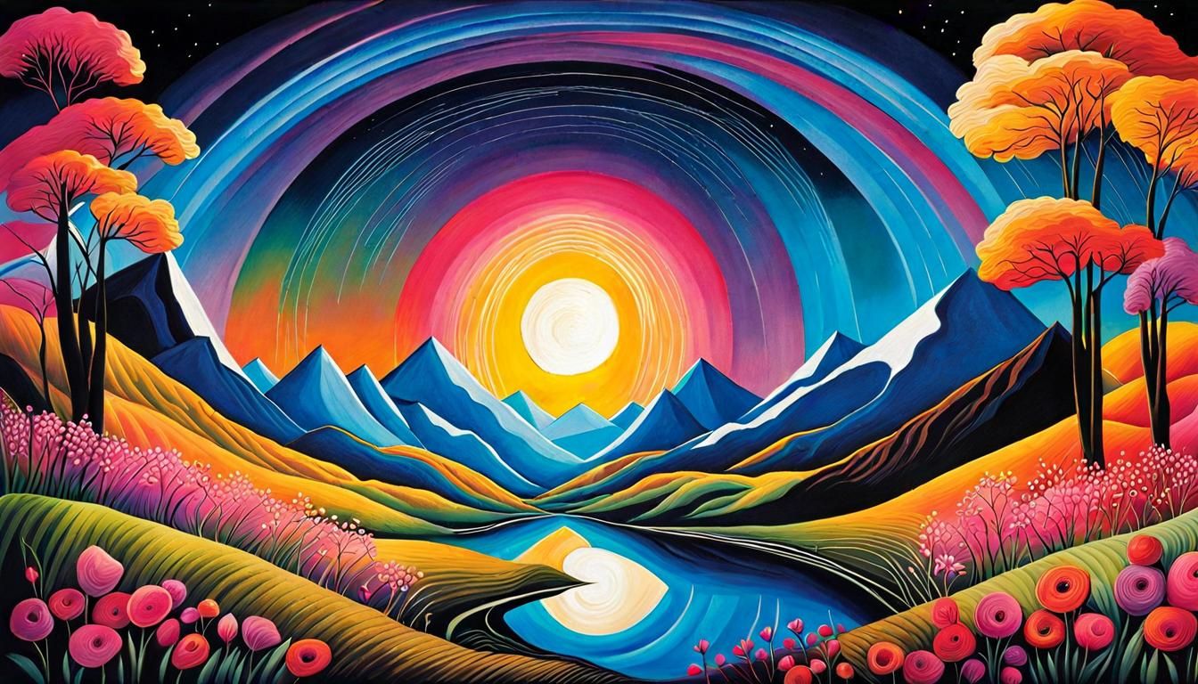 Mother of Love Landscape in Fantasy Art Style