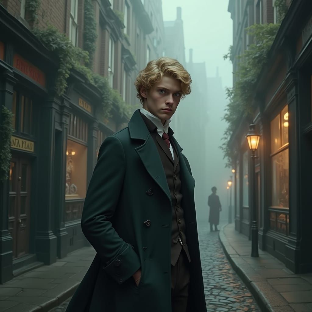 Sherlock Holmes in Victorian London: Matte Painting