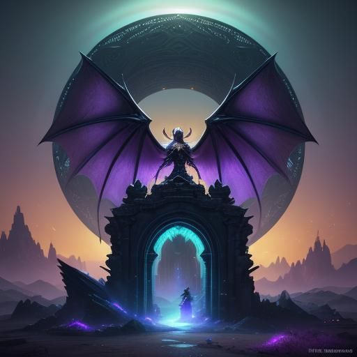 Dragon Rider Ascends to New World in Dark Fantasy Style