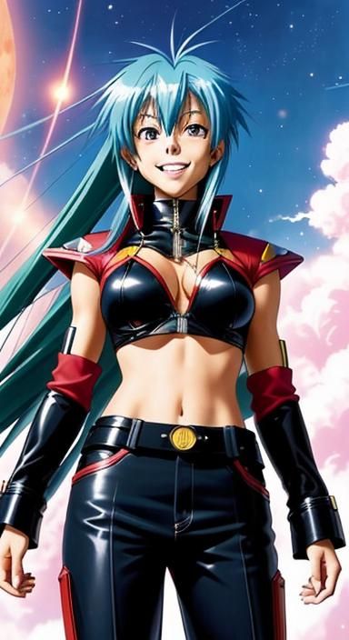 Anime-Style Portrait of Vanessa Overcoming Challenges