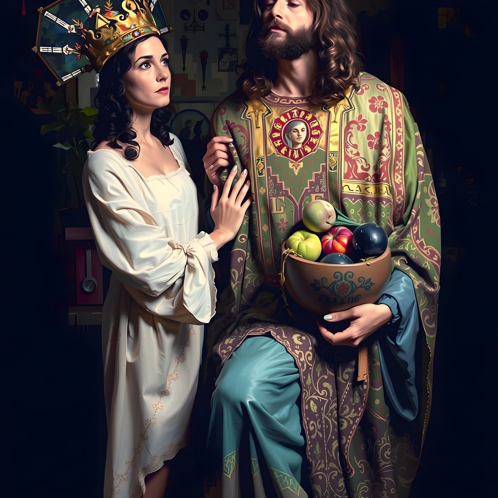 Jesus and Mary Magdalene
