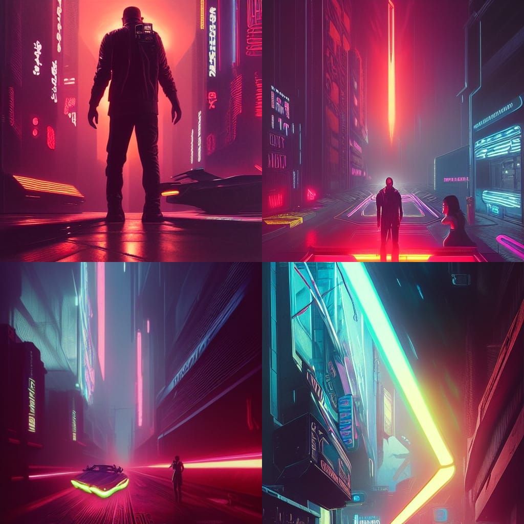 Time Traveler Paradox: Cyberpunk 2099 Meets Retro Horror