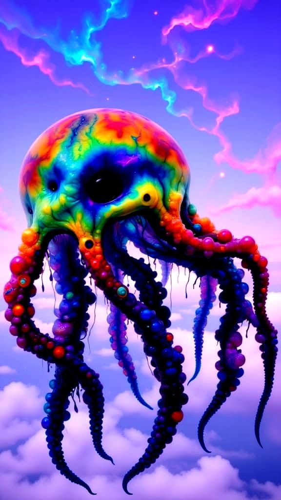 Giant Jellyfish Attacks Russian Submarine