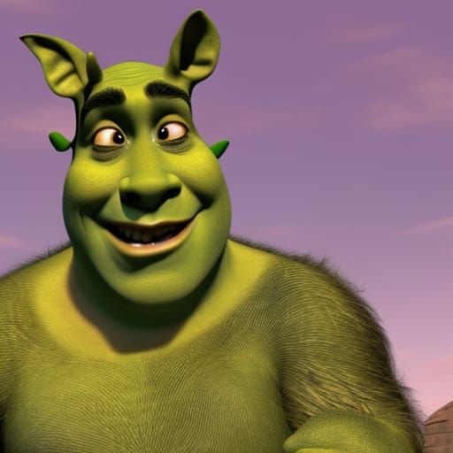 Goofy Rat Shrek Cartoon Character