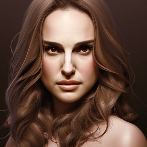 Natalie Portman Portrait in Dynamic Lighting