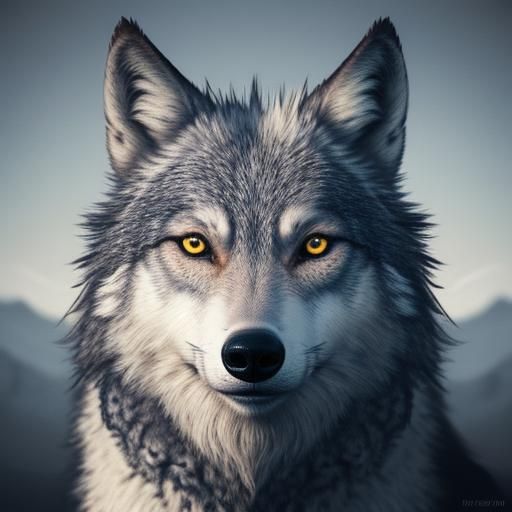 Hyperrealistic Wolf in Sheep's Clothing