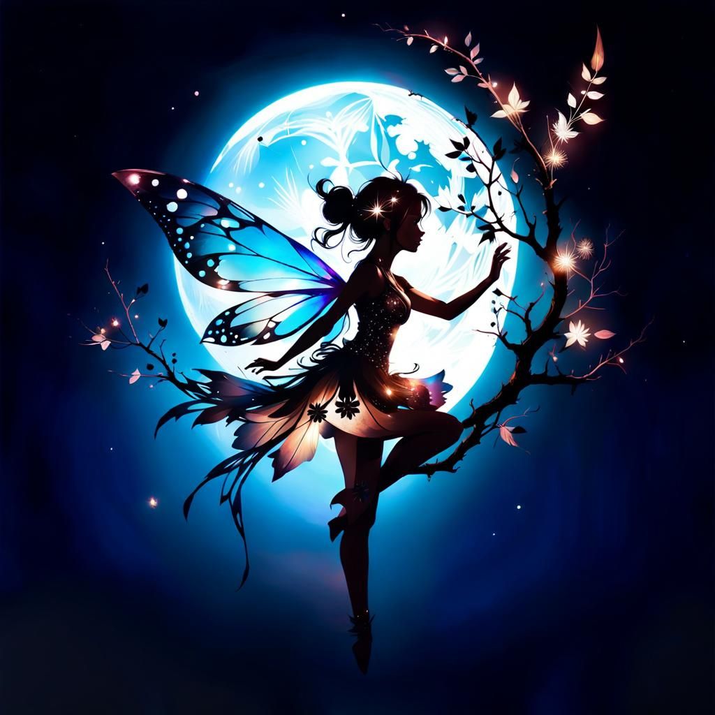 Fairy silhouette