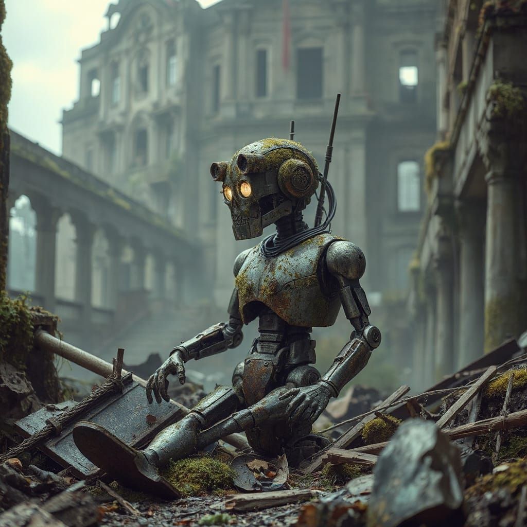 Ancient Automaton in Ruined Civilization