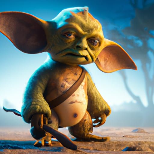 If Dolby the house elf and grogu aka baby yoda  had a baby