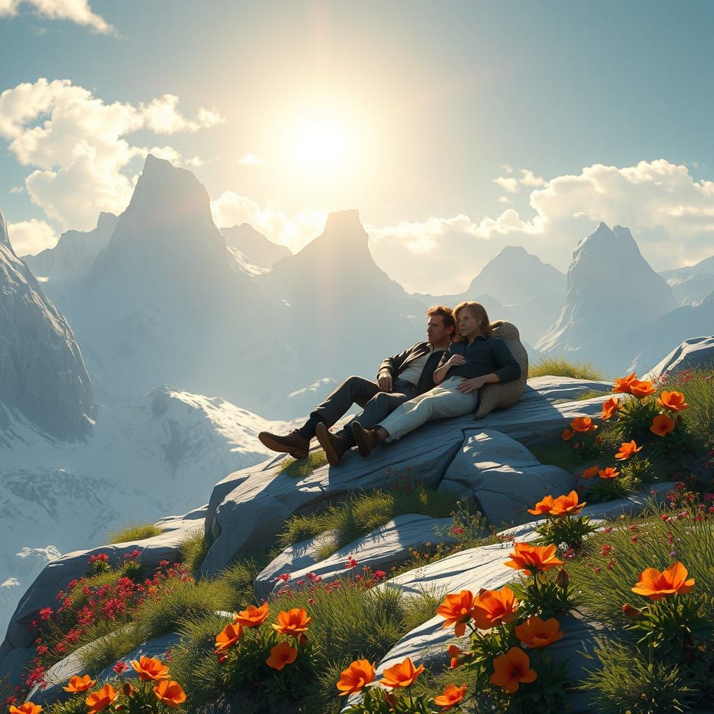 Han and Luke Bask in Hoth's Surreal Summer Glow