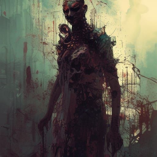 Evil Gothic Horror Villain Portrait