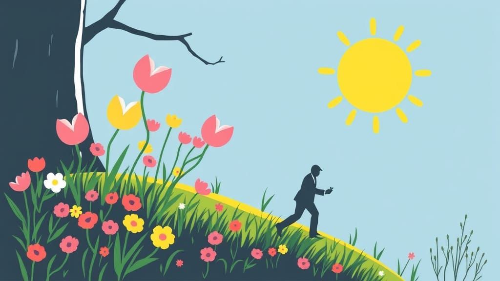 Blooming Gardens in Vibrant Colors