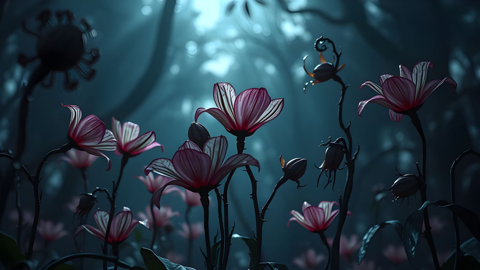 Dark Blooming Nightmare in 3D