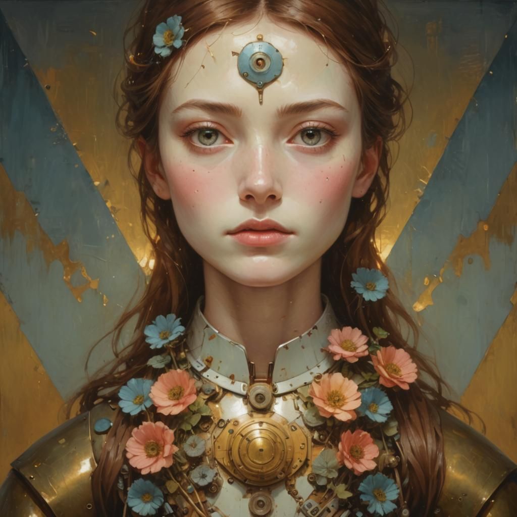 Futuristic Robot Generated by AI