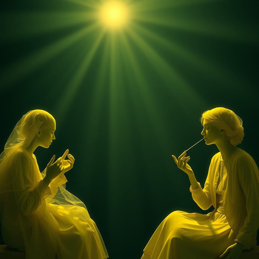 Surreal Glass Artwork Captures Symphonic Sunshine in Etherea...