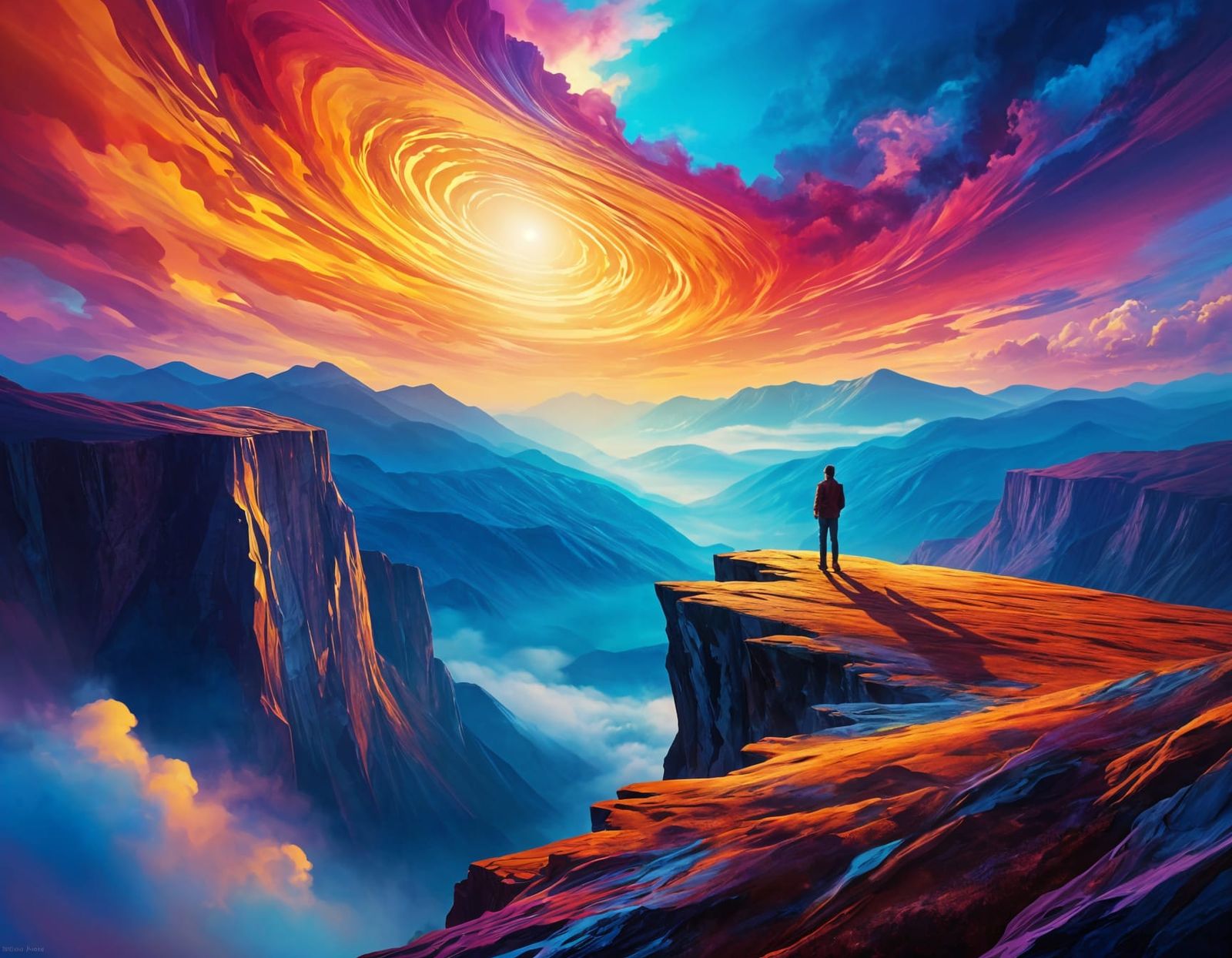 Abstract Composition Generated from Simple Prompt