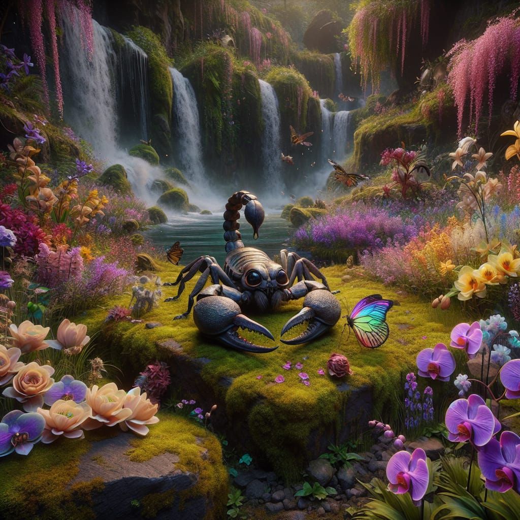 Scorpion🦂within Serenetopia🌸🍃