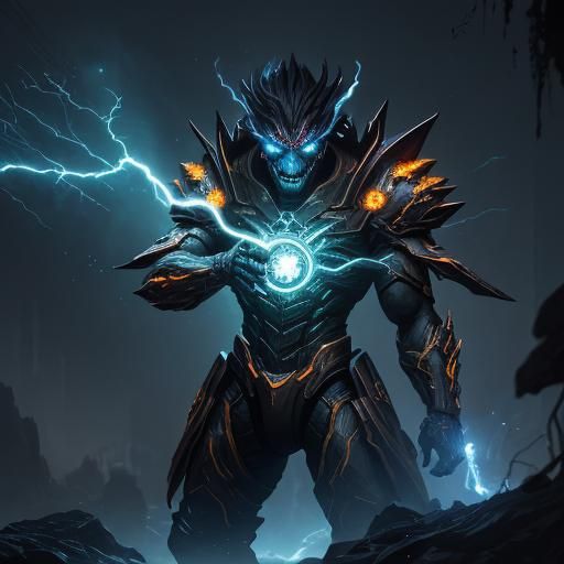 Sci-Fi Baroque Volt Fiend Concept Art