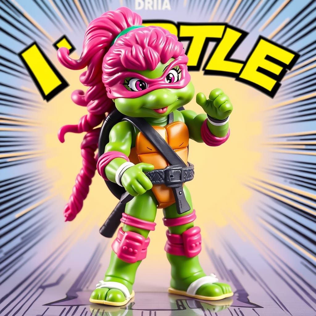 Ninja Turtle Lisa Turtle Action Figure