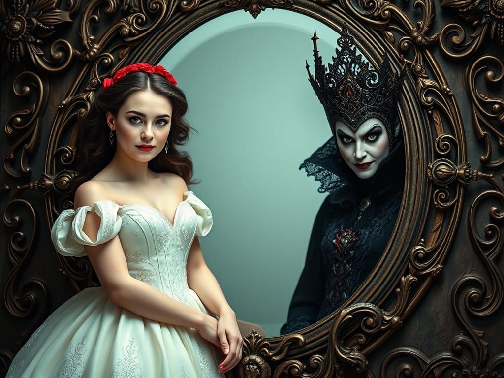 Snow-white and the Evil Queen