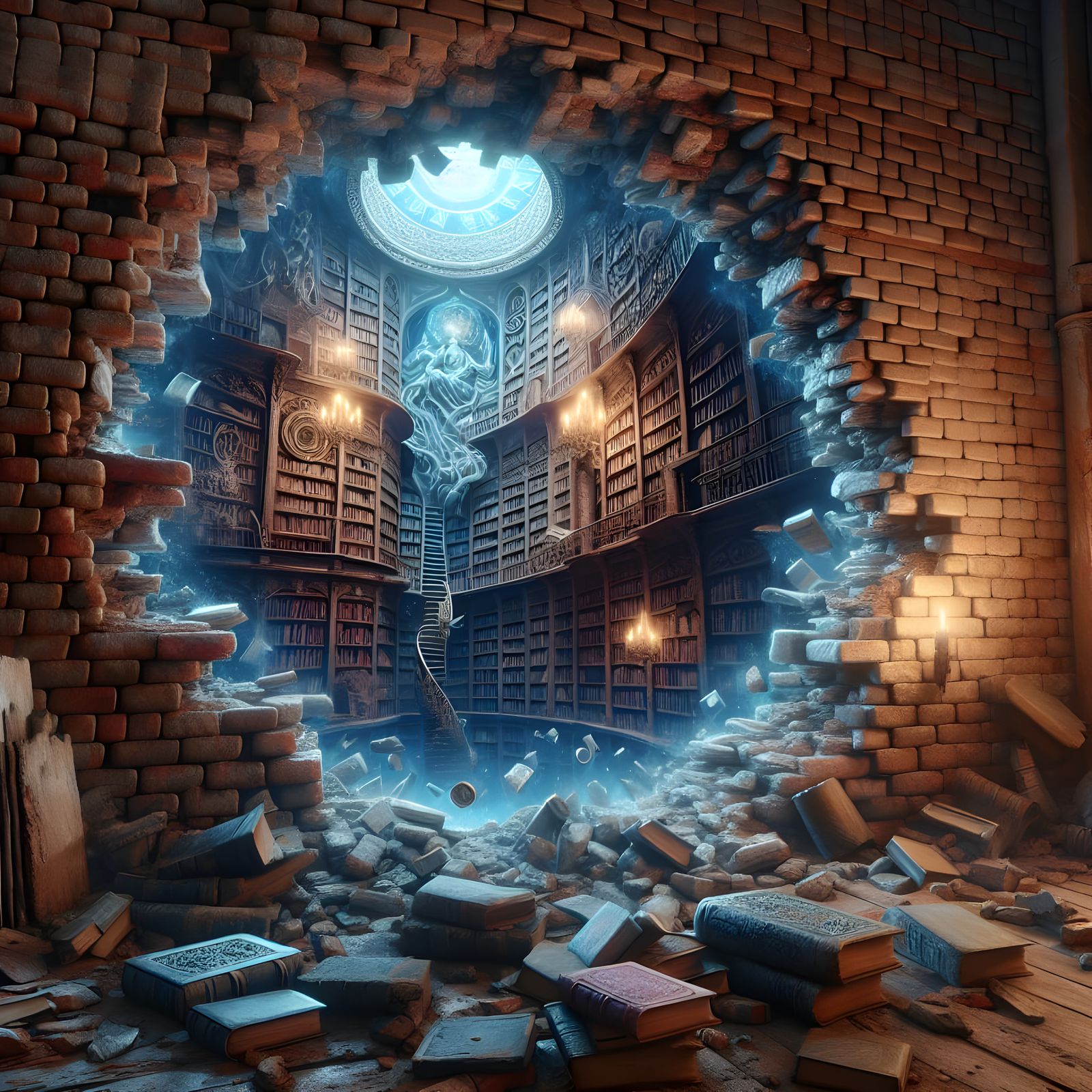 Hidden Magical Library