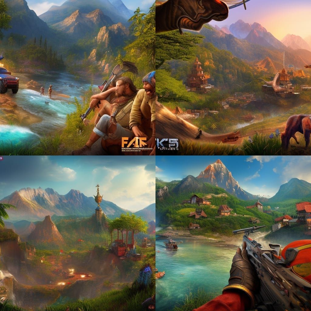 Far Cry 6 Esperanza: Detailed Matte Painting