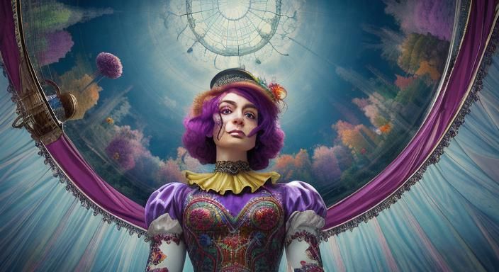 Majestic Eye with Microscopic Whimsy