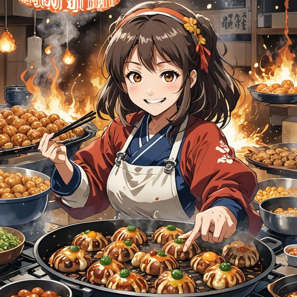 Takoyaki Princess of Osaka: Anime Manga Scan
