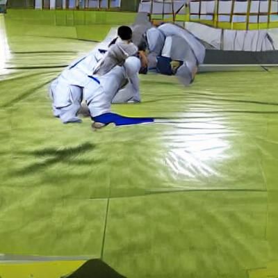 Gamer Judoka Executes Ippon Seoi Nage Throw