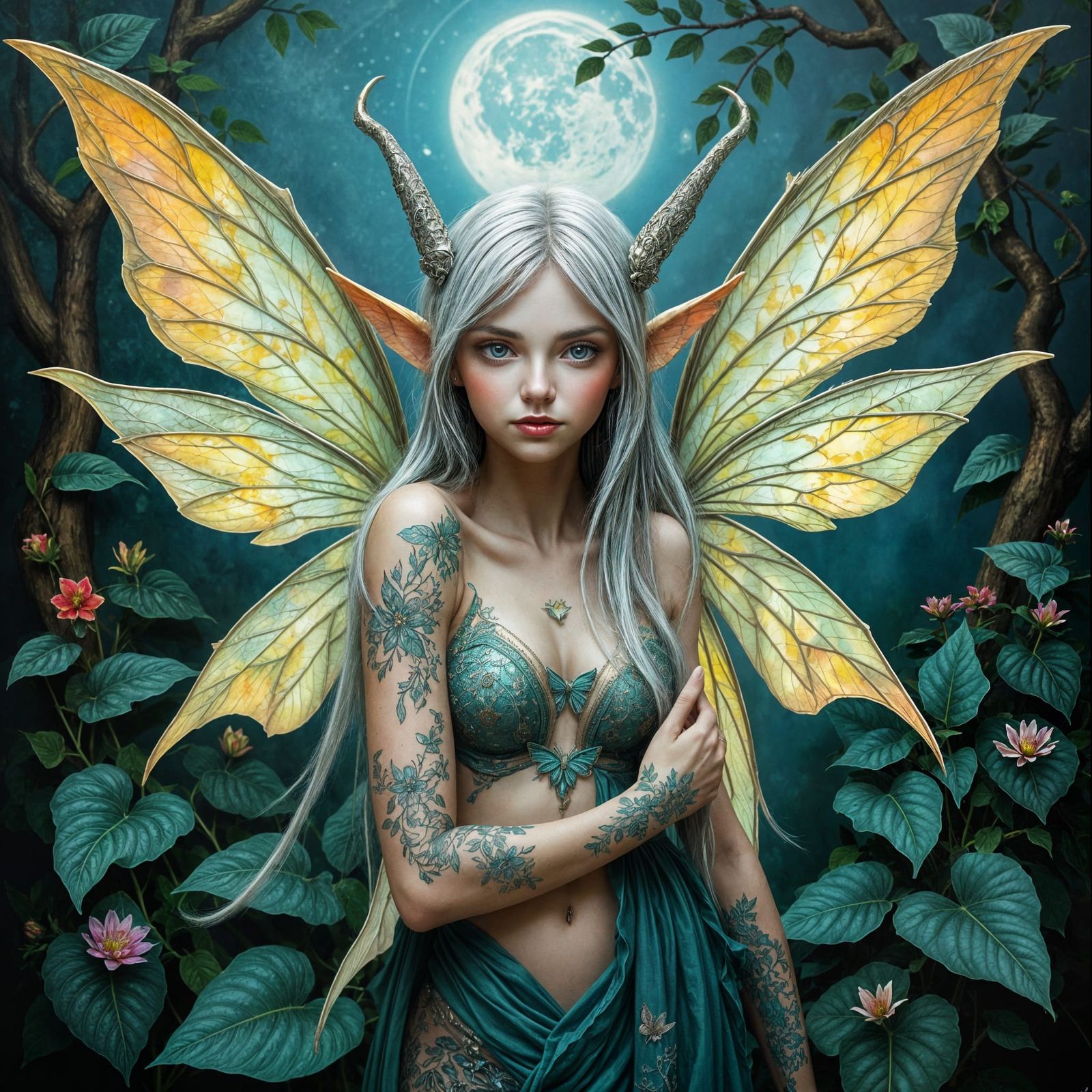 Ethereal Fairy with Luminescent Wings