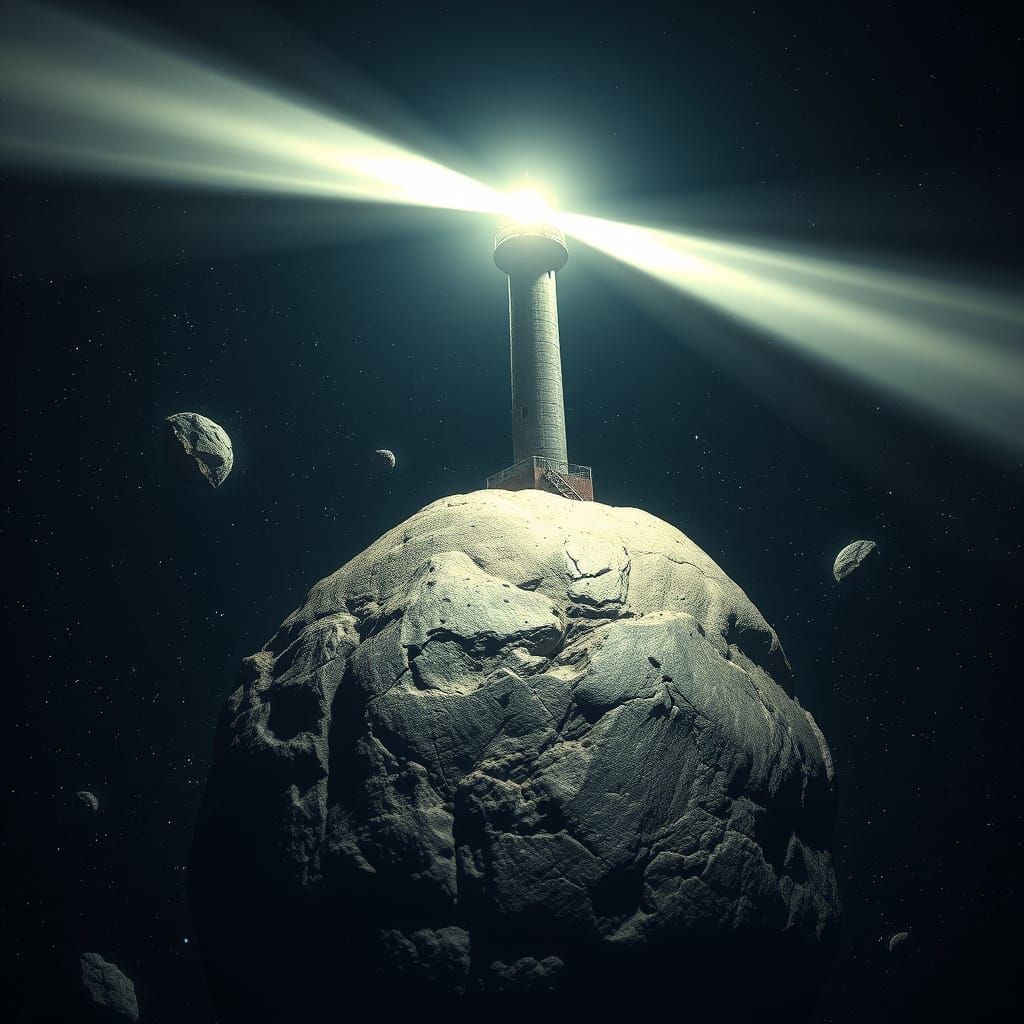 Lighthouse on Asteroid Illuminates Deep Space